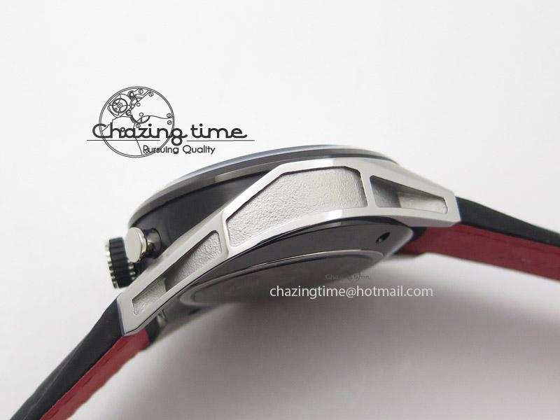 FashionForward Carrera 1887 Chrono V6F 1:1 Best Edition Gray Silver Dial On Black Leather Strap CAL 9714
