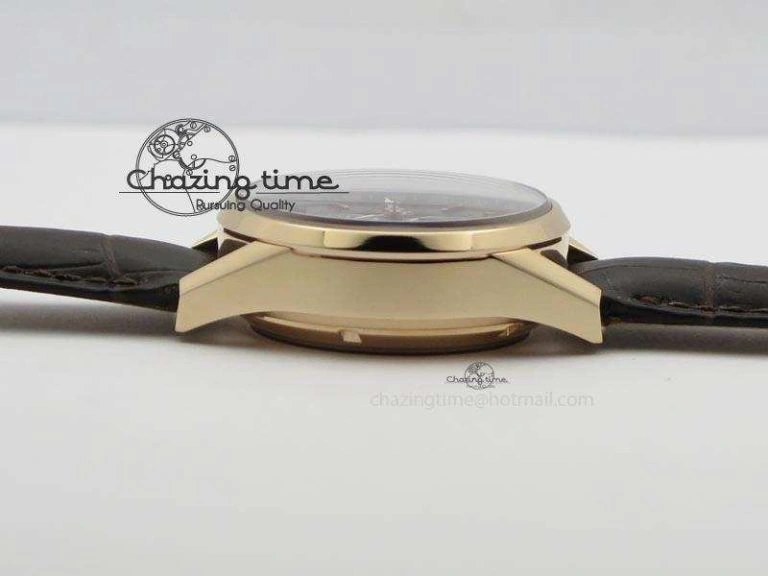 Carrera CAL1887 Chronograph 41mm RG V6F 1:1 Best Edition Gray Dial On Brown Leather Strap CAL Sleek 9707