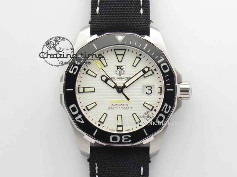 Carrera CAL1887 Chronograph 41mm SS V6F 1:1 Best Edition Blue Dial On Black Leather Strap CAL Popular 9717