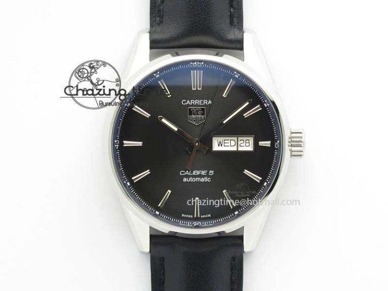 Bold Carrera CAL1887 Chronograph 41mm SS V6F 1:1 Best Edition Blue Dial On SS Bracelet CAL 9715