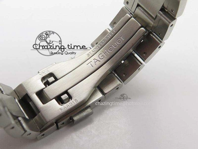 Bold Carrera CAL1887 Chronograph 41mm SS V6F 1:1 Best Edition Blue Dial On SS Bracelet CAL 9715