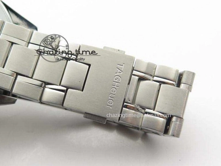 Practical Carrera Calibre 1887 Chrono V6F 1:1 Best Edition White Dial On SS Bracelet CAL 9713