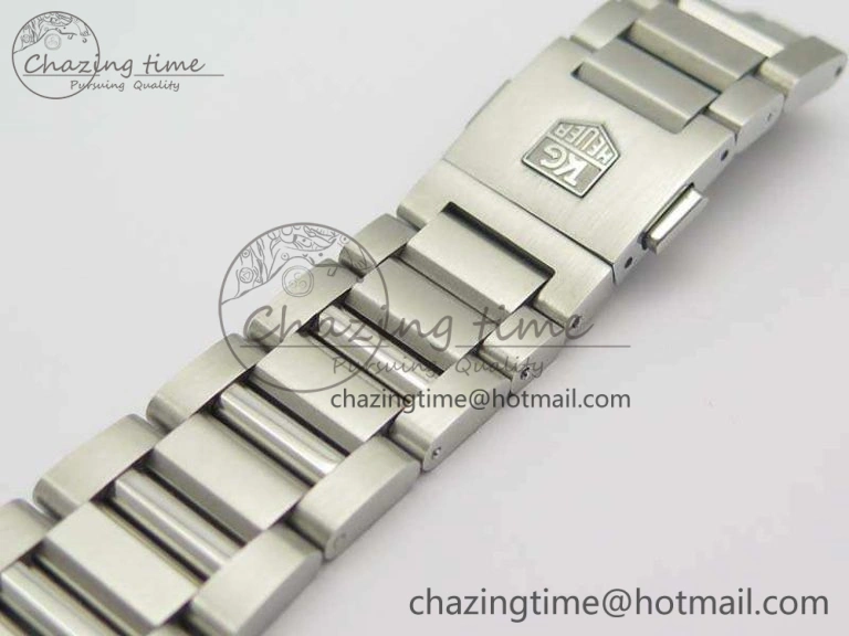 Carrera Calibre 1887 Day-Date SS V6F 1:1 Best Edition Ceramic Bezel Gray Dial On SS Bracelet A EasyMatch 9687