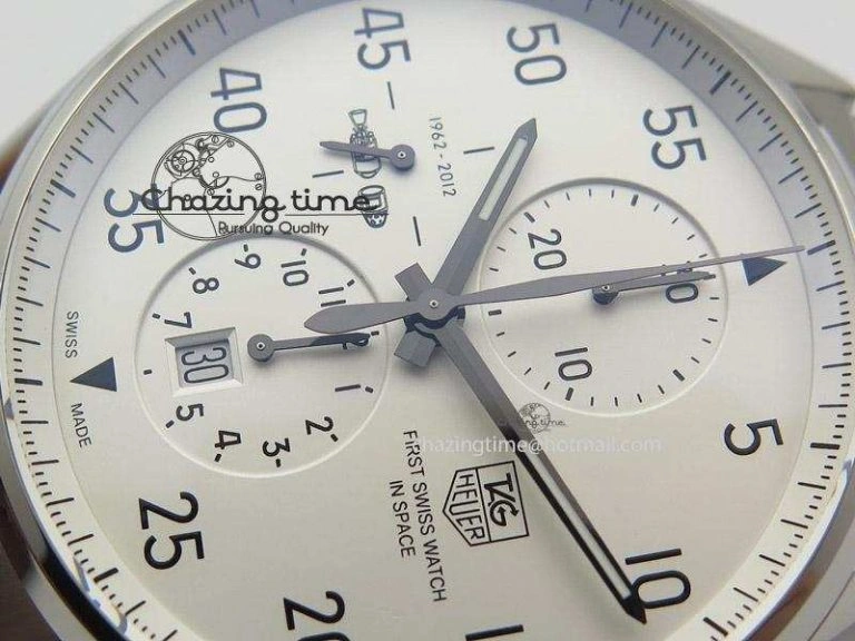 Carrera Calibre 1887 SpaceX Chrono V6F 1:1 Best Edition On SS Bracelet CAL Refined 9716