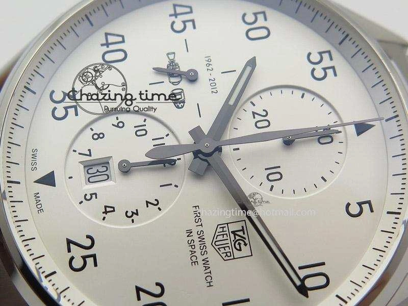 Carrera Calibre 1887 SpaceX Chrono V6F 1:1 Best Edition On SS Bracelet CAL Refined 9716