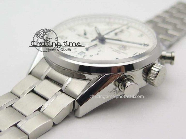 Carrera Calibre 1887 SpaceX Chrono V6F 1:1 Best Edition On SS Bracelet CAL Refined 9716