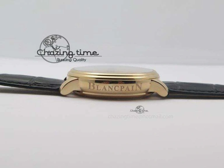 Carrousel Tourbillon RG Caseback White Dial On Black Leather Strap WellDesigned 5313