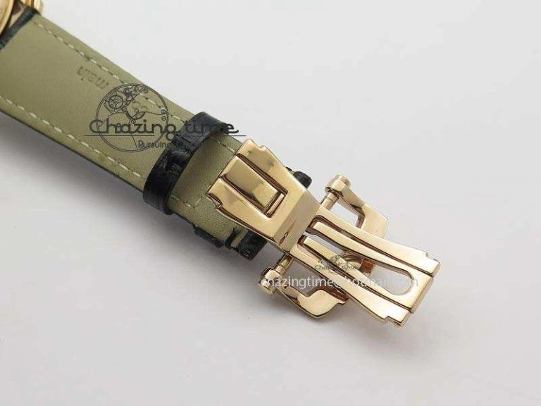 Carrousel Tourbillon RG Caseback White Dial On Black Leather Strap WellDesigned 5313