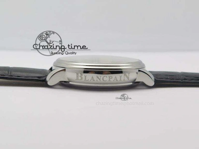 Tailored Carrousel Tourbillon SS Caseback White Dial On Black Leather Strap 5312
