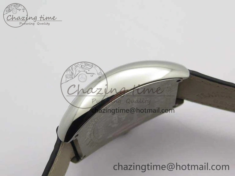 Casablanca SS TW 1:1 Best Edition Black Dial On Black Leather Strap A Flexible 6597