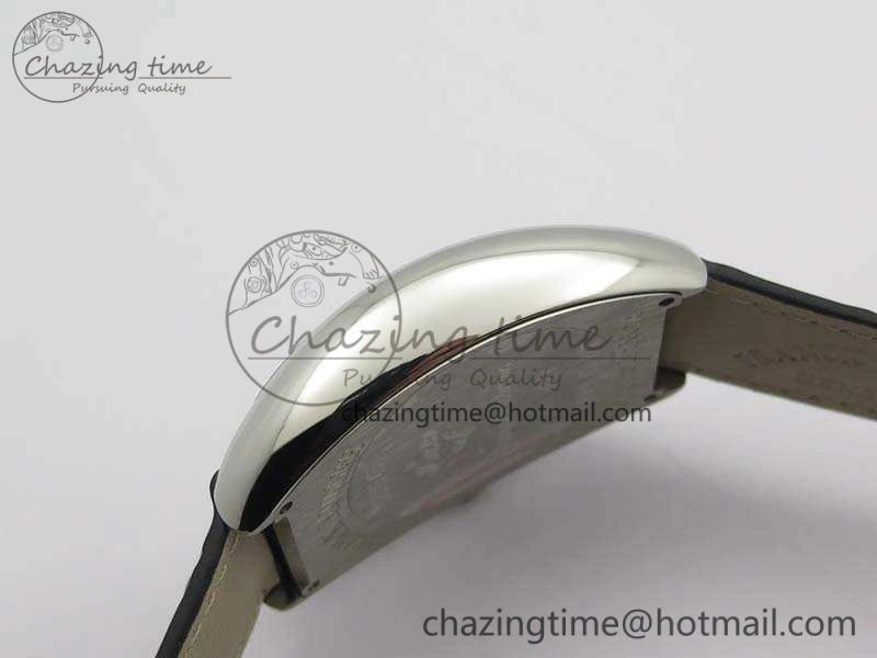 Casablanca SS TW 1:1 Best Edition Black Dial On Black Leather Strap A Flexible 6597