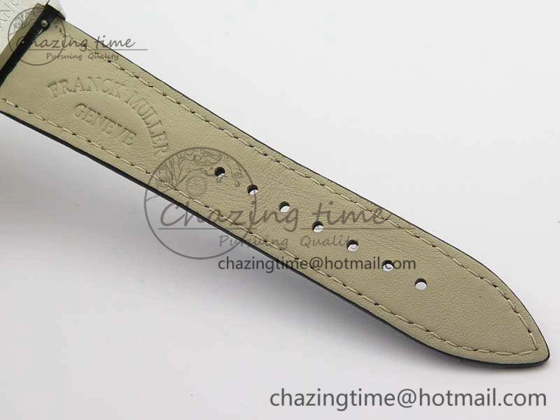 Casablanca SS TW 1:1 Best Edition Black Dial On Black Leather Strap A Flexible 6597