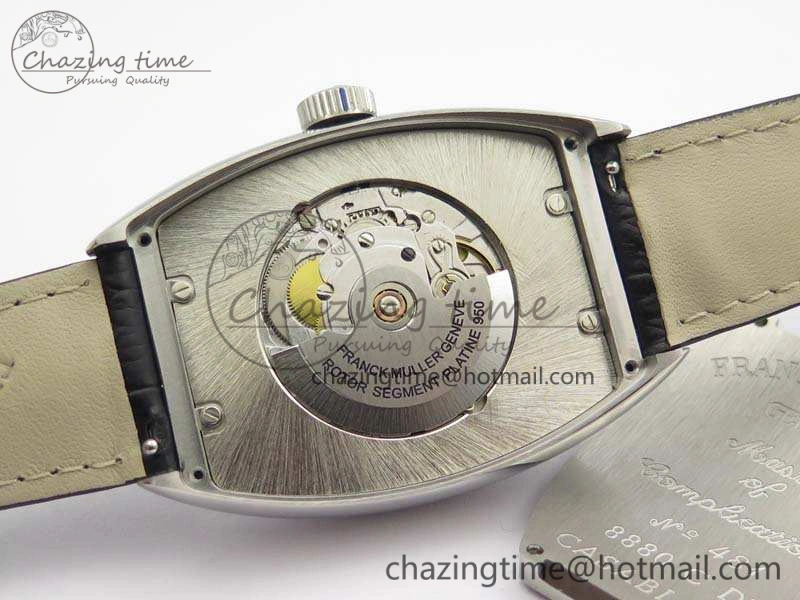 Casablanca SS TW 1:1 Best Edition Black Dial On Black Leather Strap A Flexible 6597