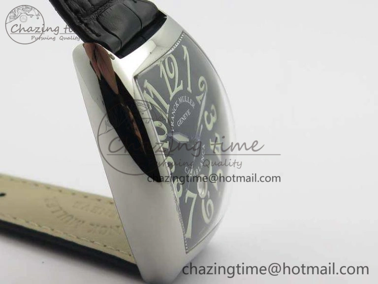 Casablanca SS TW 1:1 Best Edition Black Dial On Black Leather Strap A Flexible 6597