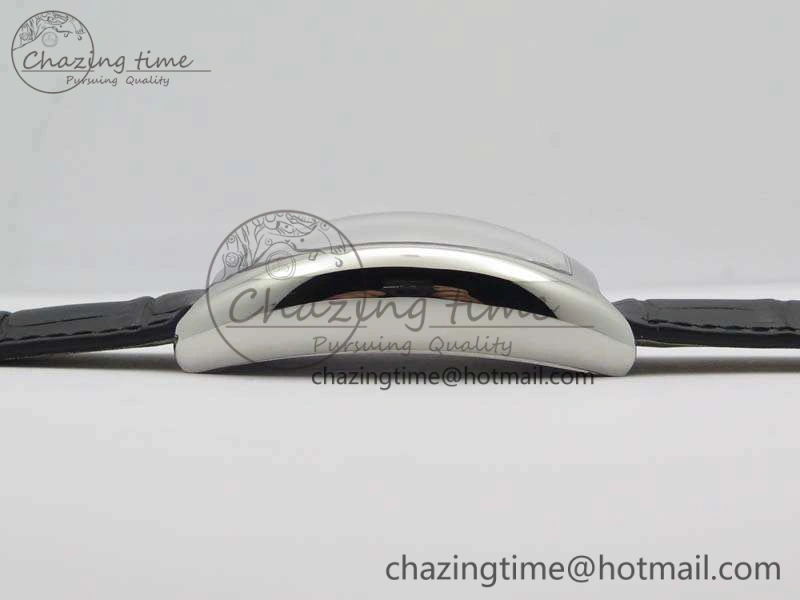 Casablanca SS TW 1:1 Best Edition Black Dial On Black Leather Strap A Flexible 6597
