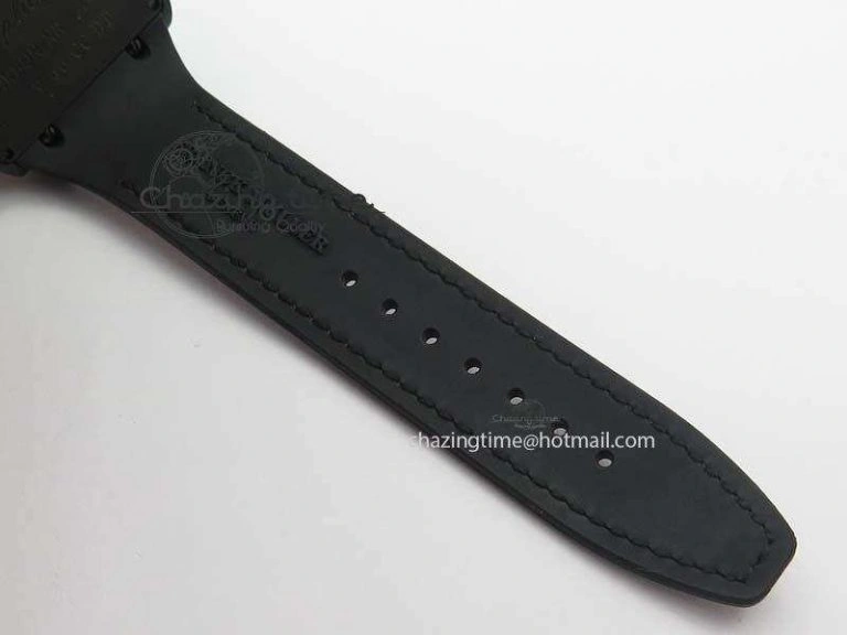 SmoothTexture Casablanca VanGuard Forged Carbon Black Dial On Brown Leather Strap A 6601