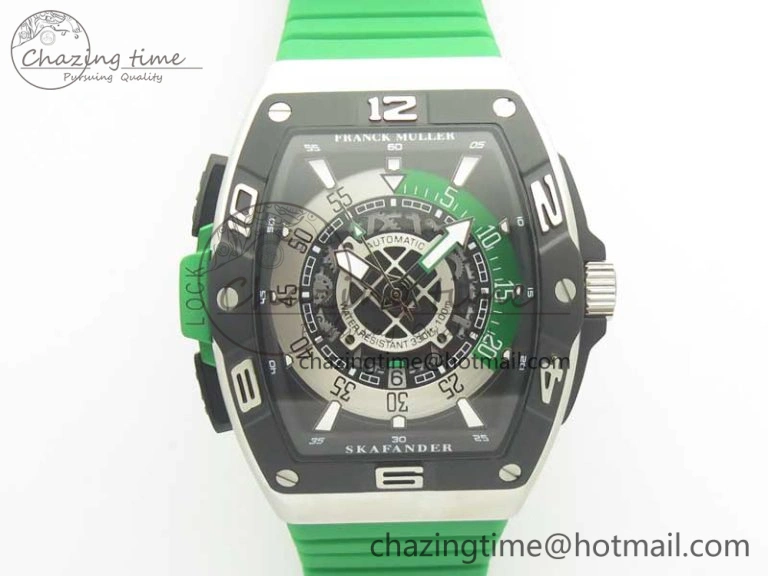 SmoothTexture Casablanca VanGuard Forged Carbon Black Dial On Brown Leather Strap A 6601