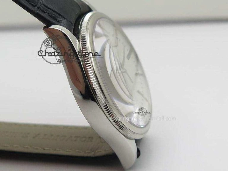 Cellini 50505 SS White Dial on Black Leather Strap A2824 BP Maker Unique 4044