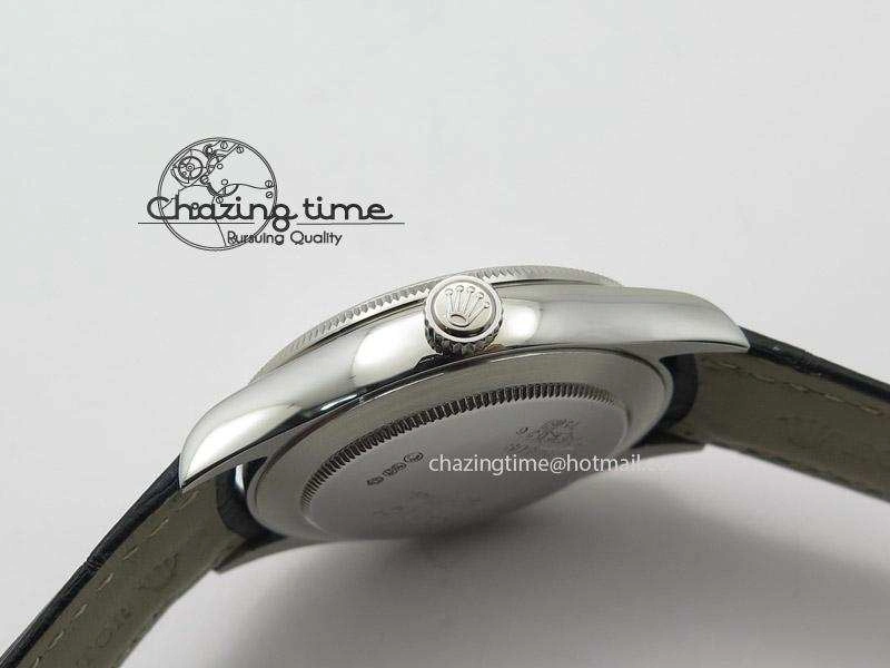 Cellini 50505 SS White Dial on Black Leather Strap A2824 BP Maker Unique 4044
