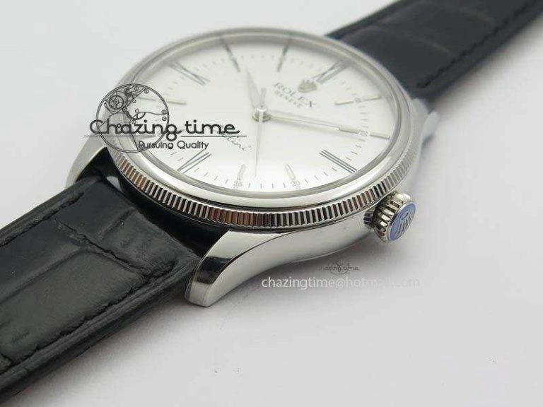 Cellini 50509 MK Best Edition SS White Roman Dial On Black Leather Strap A3121 V SportInspired 3704