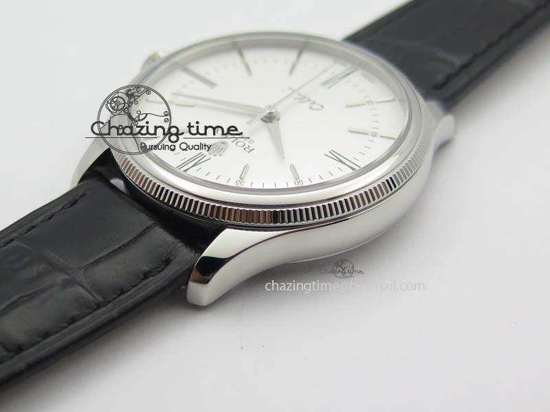 Cellini 50509 MK Best Edition SS White Roman Dial On Black Leather Strap A3121 V SportInspired 3704