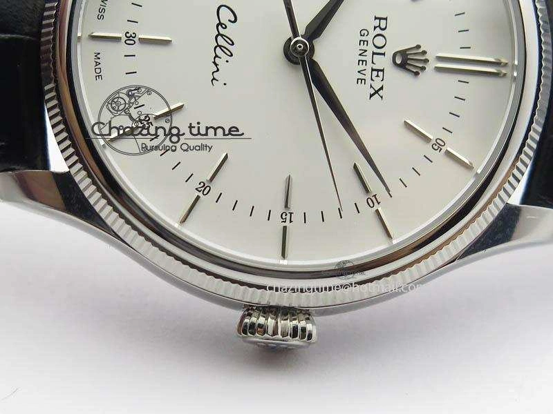 Cellini 50509 MK Best Edition SS White Sticks Dial On Black Leather Strap A3121 V DailyWear 3703