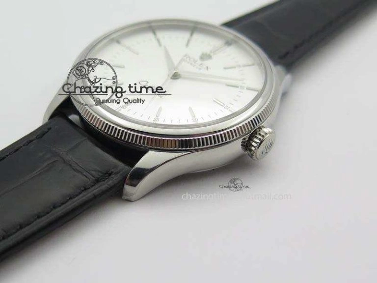 Cellini 50509 MK Best Edition SS White Sticks Dial On Black Leather Strap A3121 V DailyWear 3703
