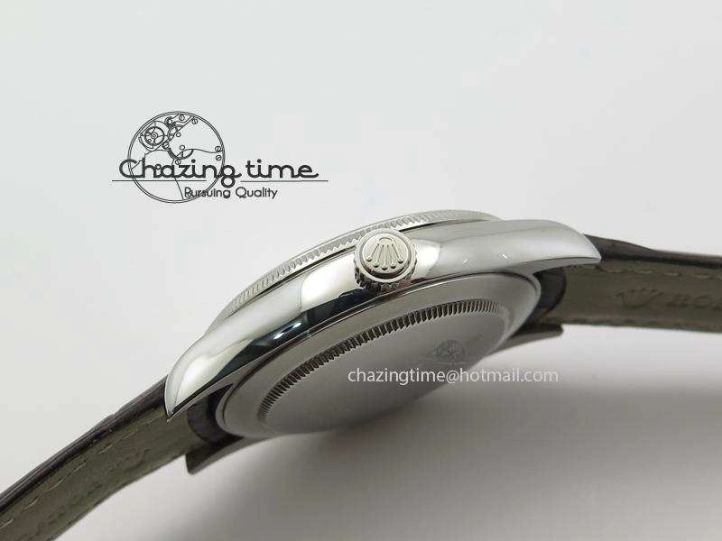 Cellini 50509 SS Sliver Dial On Brown Leather Strap A2813 BP Maker Durable 4036