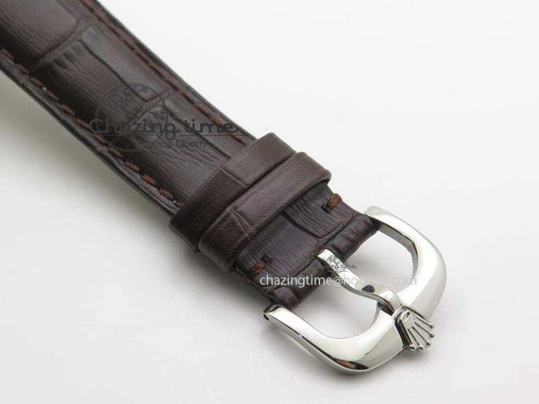 Cellini 50509 SS Sliver Dial On Brown Leather Strap A2813 BP Maker Durable 4036