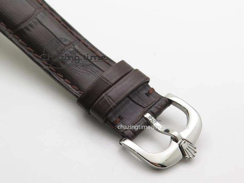 Cellini 50509 SS Sliver Dial On Brown Leather Strap A2813 BP Maker Durable 4036