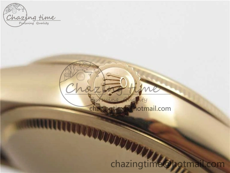 Resilient Cellini 50519 Real Date RG BP Maker Best Edition Black Dial Stick Markers on Black Leather Strap SA 3088