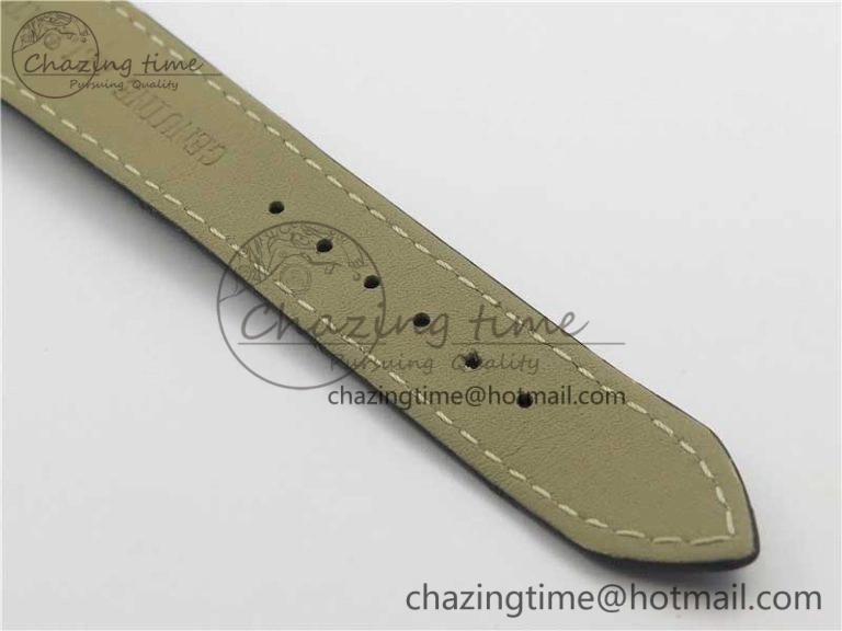 Resilient Cellini 50519 Real Date RG BP Maker Best Edition Black Dial Stick Markers on Black Leather Strap SA 3088