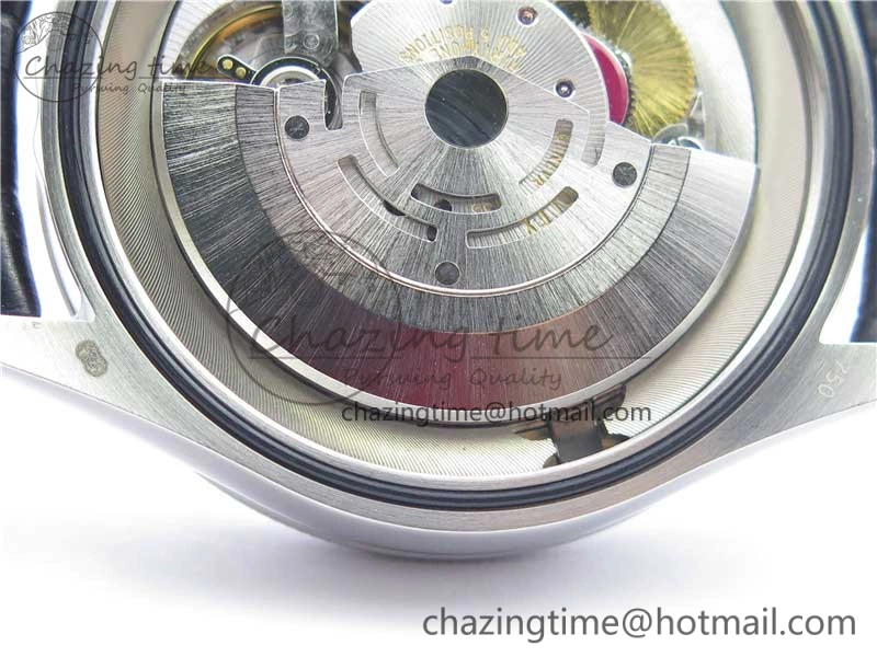 SmoothTexture Cellini 50519 Real Date SS BP Maker Best Edition Black Dial Sticks Markers on Black Leather Strap SA 3087