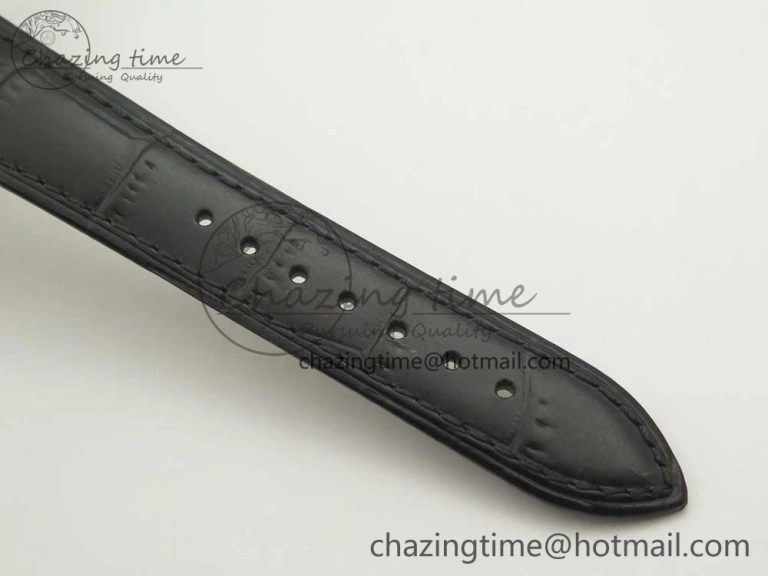 Cellini 50519 Real Date SS MK Best Edition Black Dial Sticks Markers on Black Leather Strap A Affordable 3321