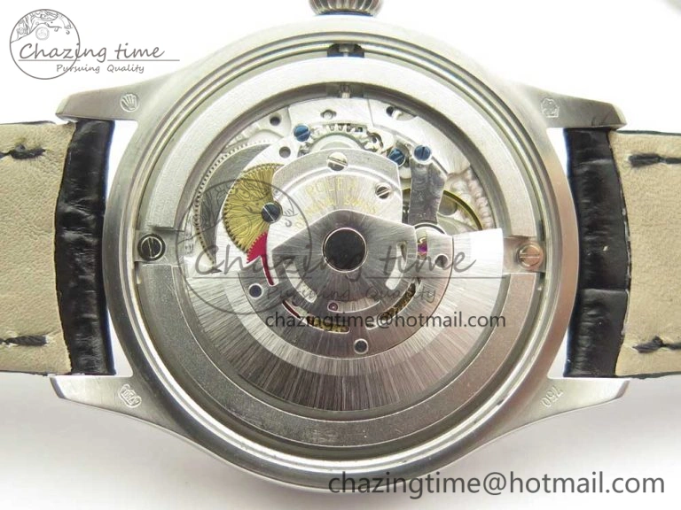 Cellini 50519 Real Date SS MK Best Edition Silver Dial Sticks Markers on Black Leather Strap A Casual 3319