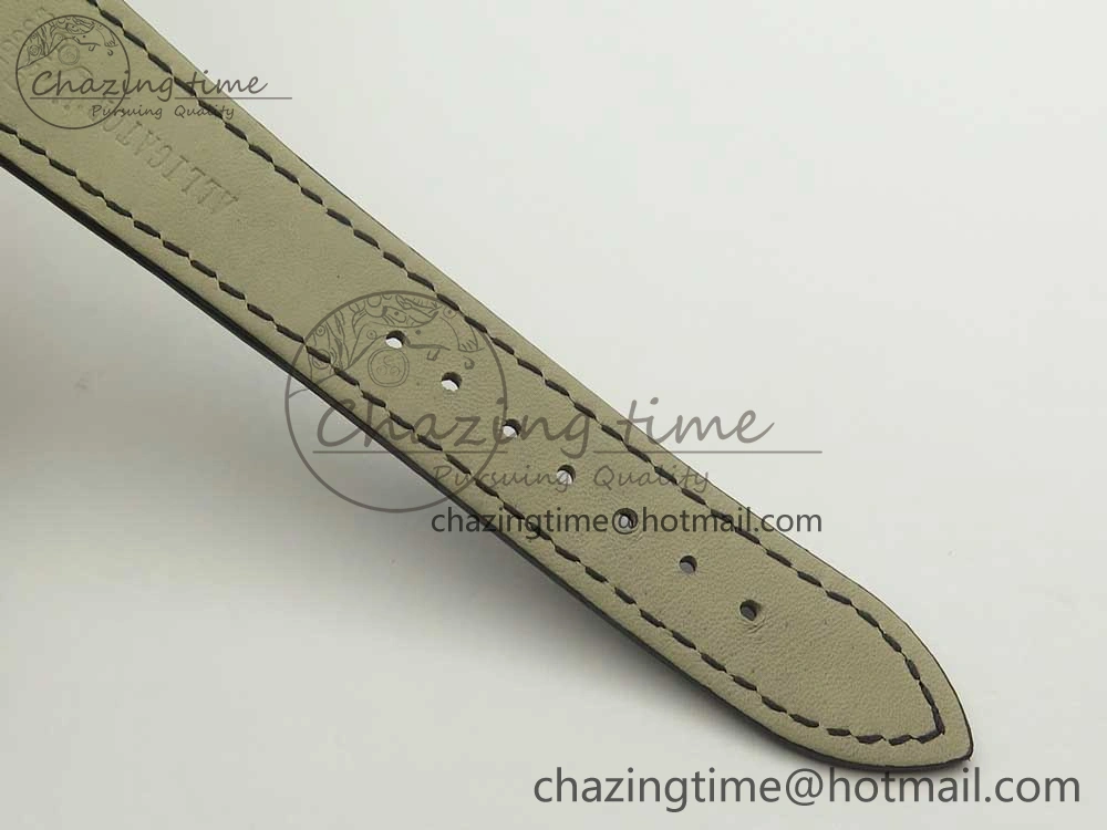Cellini 50519 Real Date SS MK Best Edition Silver Dial Sticks Markers on Black Leather Strap A Casual 3319