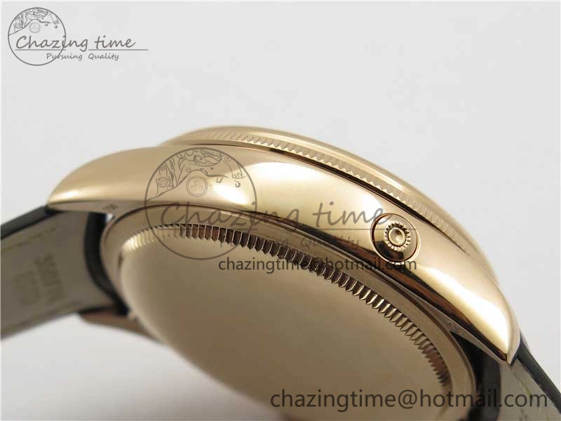 Cellini 50535 Moon RG KZF Best Edition White Dial on Brown Leather Strap A3195 ( Free Tool) Stylish 2922