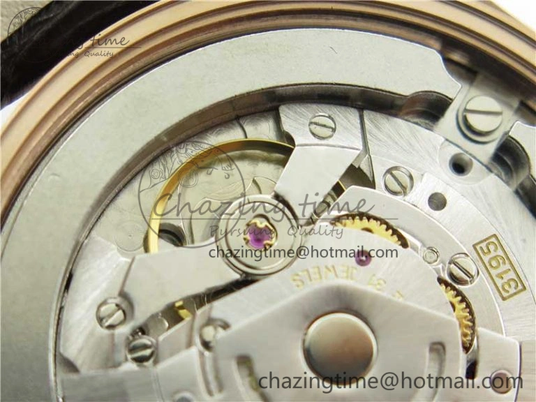 Cellini 50535 Moon RG KZF Best Edition White Dial on Brown Leather Strap A3195 ( Free Tool) Stylish 2922