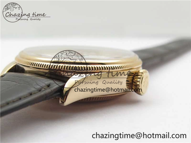 Cellini 50535 Moonphase RG GMF Best Edition White Dial on Brown Leather Strap A NewStyle 2634