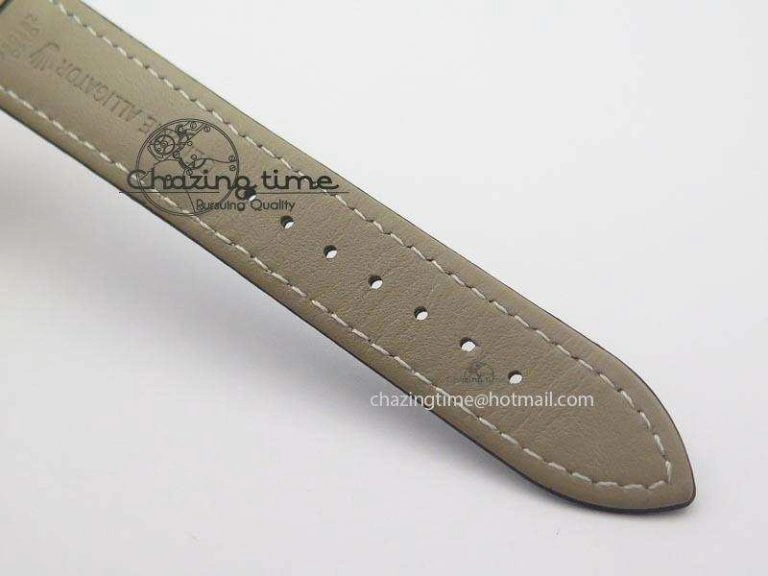 WellDesigned Cellini Date RG Rose Gold Dial Numeral Markers On Black Leather Strap A 3884