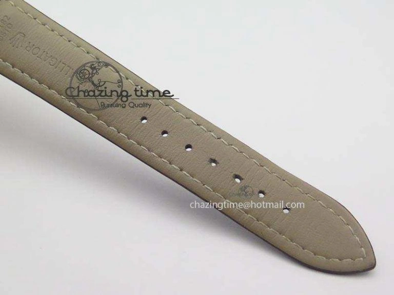 Cellini Date RG White Dial Numeral And Stick Markers On Brown Leather Strap A TravelReady 3886