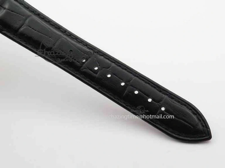 FashionForward Cellini Date VF Best Edition RG Black Dial Stick Markers On Black Leather Strap A 3723