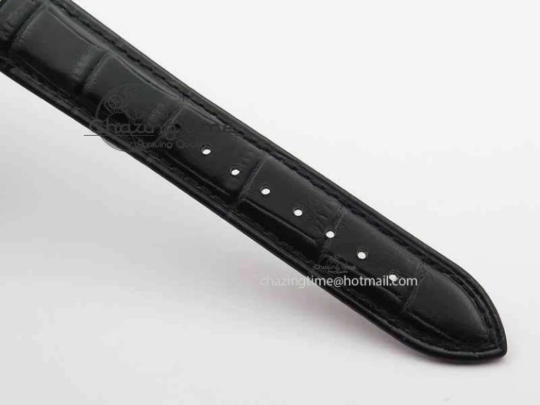 StreetReady Cellini Date VF Best Edition SS Black Dial Stick Markers On Black Leather Strap A 3725