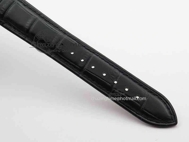 StreetReady Cellini Date VF Best Edition SS Black Dial Stick Markers On Black Leather Strap A 3725