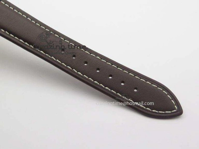 Cellini Date YG White Numeral Dial On Brown Leather Strap A TravelReady 3883