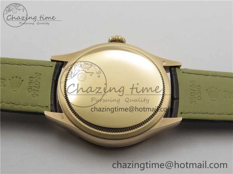 RelaxedFit Cellini RG KZF 1:1 Best Edition Black Dial on Brown Leather Strap SA 2777