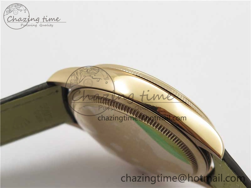 Chic Cellini RG KZF 1:1 Best Edition White Dial Roman Markers on Brown Leather Strap SA 2778