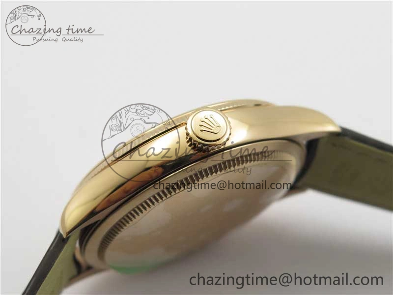 TimelessDesign Cellini RG KZF 1:1 Best Edition White Dial Stick Markers on Brown Leather Strap SA 2779