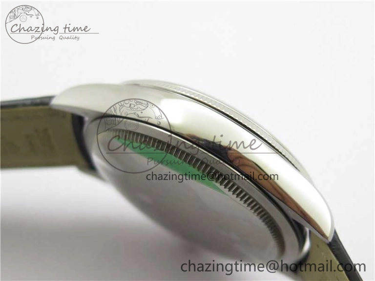 Cellini SS KZF 1:1 Best Edition White Dial Roman Markers on Black Leather Strap SA Unisex 2780