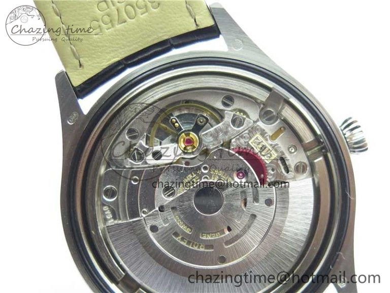 Cellini SS KZF 1:1 Best Edition White Dial Roman Markers on Black Leather Strap SA Unisex 2780